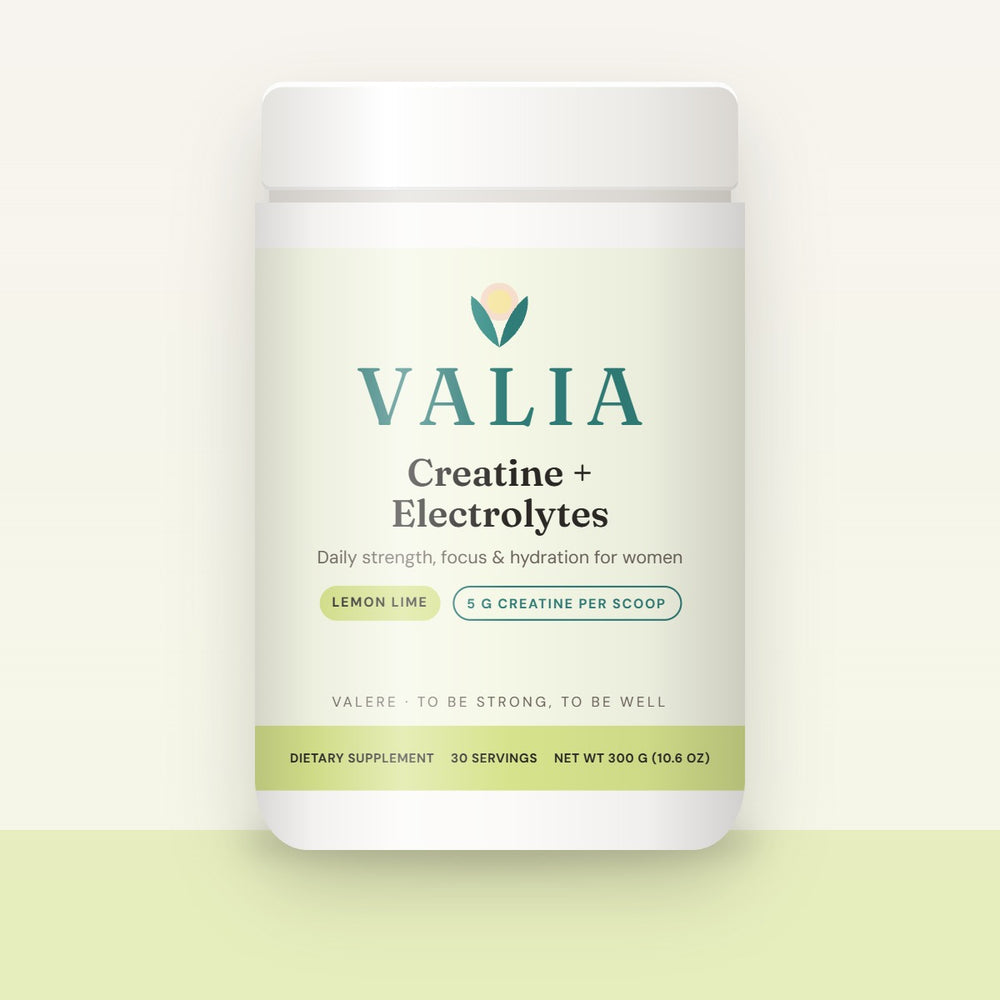 VALIA Creatine + Electrolytes tub, Lemon Lime