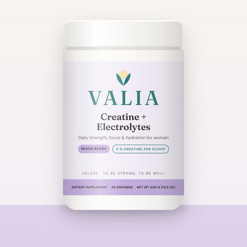 VALIA Creatine + Electrolytes tub, Mixed Berry